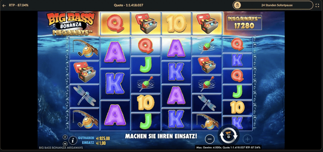 اللفات المجانية والكنوز في لعبة big bass bonanza